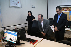 بازدید رضا طباطبایی شفیعی،سفیر ایران در بولیوی از کانون خبرنگاران افتخاری ایکنا (نباء)