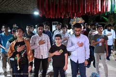 زیارت پیکرهای مطهر و تازه تفحص شده ۱۳۵شهید گمنام دفاع مقدس در معراج الشهدای تهران