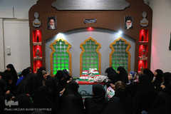 زیارت پیکرهای مطهر و تازه تفحص شده ۱۳۵شهید گمنام دفاع مقدس در معراج الشهدای تهران