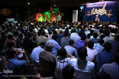 زیارت پیکرهای مطهر و تازه تفحص شده ۱۳۵شهید گمنام دفاع مقدس در معراج الشهدای تهران