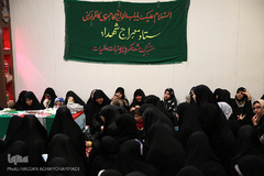 زیارت پیکرهای مطهر و تازه تفحص شده ۱۳۵شهید گمنام دفاع مقدس در معراج الشهدای تهران