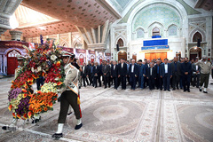 مراسم تجدید میثاق اعضای جهاد دانشگاهی با آرمان های امام خمینی(ره)