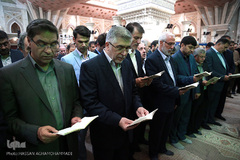 مراسم تجدید میثاق اعضای جهاد دانشگاهی با آرمان های امام خمینی(ره)