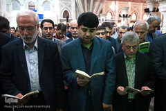 مراسم تجدید میثاق اعضای جهاد دانشگاهی با آرمان های امام خمینی(ره)