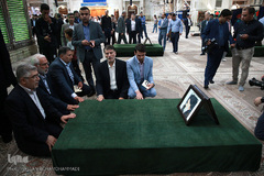 مراسم تجدید میثاق اعضای جهاد دانشگاهی با آرمان های امام خمینی(ره)