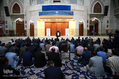 مراسم تجدید میثاق اعضای جهاد دانشگاهی با آرمان های امام خمینی(ره)