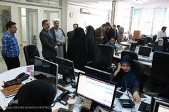 بازدید احمد ابوالقاسمی، مدیر شبکه رادیویی قرآن از تحریریه ایکنا