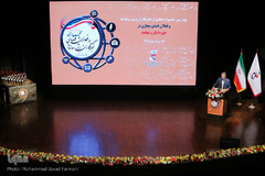 سید عباس صالحی وزیر فرهنگ و ارشاد اسلامی در چهارمین جشنواره تجلیل از خبرنگاران برتر رسانه ها