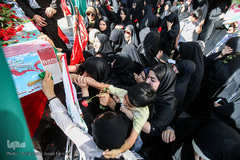 تشییع شهید مدافع حرم علی سلطان مرادی