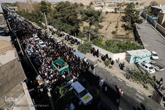 تشییع شهید مدافع حرم علی سلطان مرادی