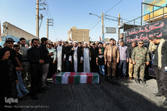 تشییع شهید مدافع حرم علی سلطان مرادی