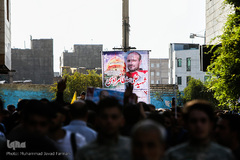 تشییع شهید مدافع حرم علی سلطان مرادی