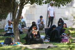 مراسم دعای روز عرفه در مسجد دانشگاه تهران