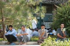 مراسم دعای روز عرفه در مسجد دانشگاه تهران