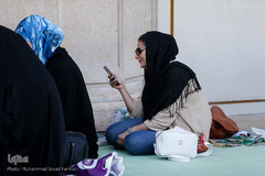 قرائت دعای عرفه در مصلی تهران