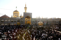 مراسم دعای عرفه در حرم مطهر رضوی