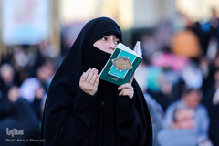 مراسم دعای عرفه در حرم مطهر رضوی