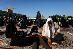 مراسم دعای عرفه در حرم مطهر رضوی