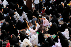 مراسم دعای عرفه در حرم مطهر رضوی