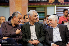 محمد هاشمی، سید محمدعلی افشانی و احمد مسجد جامعی در همایش عبور از بحران و توسعه ایران