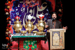 کوروش زارعی در اختتامیه سومین جشنواره نقالان علوی