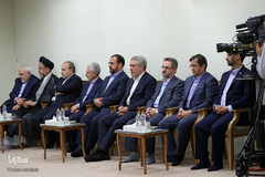 دیدار رئیس‌جمهور و اعضای هیئت دولت با رهبر معظم انقلاب