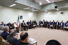 دیدار رئیس‌جمهور و اعضای هیئت دولت با رهبر معظم انقلاب