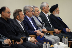 دیدار رئیس‌جمهور و اعضای هیئت دولت با رهبر معظم انقلاب