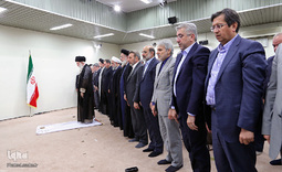 دیدار رئیس‌جمهور و اعضای هیئت دولت با رهبر معظم انقلاب