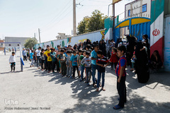 اطعام عید غدیر در منطقه زمان آباد تهران