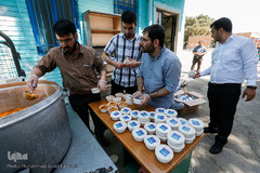 اطعام عید غدیر در منطقه زمان آباد تهران