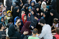 اطعام عید غدیر در منطقه زمان آباد تهران