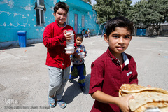 اطعام عید غدیر در منطقه زمان آباد تهران