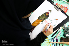 مسابقه زنده طراحی لباس عاشورايی
