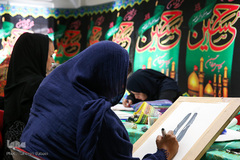 مسابقه زنده طراحی لباس عاشورايی