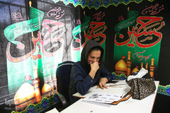 مسابقه زنده طراحی لباس عاشورايی