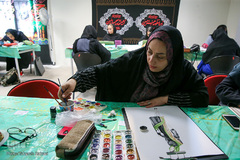 مسابقه زنده طراحی لباس عاشورايی