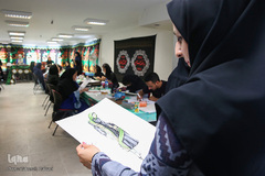 مسابقه زنده طراحی لباس عاشورايی