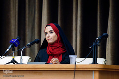 نسیم احمدی در اولین سمینار سلامت صدا ویژه مداحان و قراء