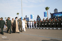 مراسم دانش‌آموختگی و تحلیف دانشجویان دانشگاههای ارتش با حضور رهبر معظم انقلاب