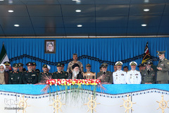 مراسم دانش‌آموختگی و تحلیف دانشجویان دانشگاههای ارتش با حضور رهبر معظم انقلاب