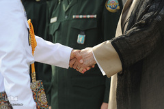 مراسم دانش‌آموختگی و تحلیف دانشجویان دانشگاههای ارتش با حضور رهبر معظم انقلاب