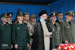 مراسم دانش‌آموختگی و تحلیف دانشجویان دانشگاههای ارتش با حضور رهبر معظم انقلاب