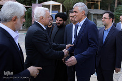 مراسم اهتزاز پرچم ۱۰۰۰متری یاحسین (ع) در بوستان طالقانی مجموعه فرهنگی عباس آباد