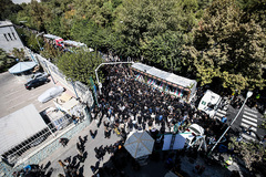 تشییع پیکر ۱۳۵ شهید گمنام دفاع مقدس