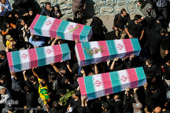 تشییع پیکر ۱۳۵ شهید گمنام دفاع مقدس