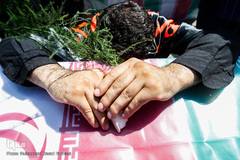 تشییع پیکر ۱۳۵ شهید گمنام دفاع مقدس