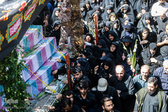 تشییع پیکر ۱۳۵ شهید گمنام دفاع مقدس