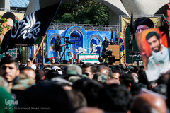 تشییع پیکر ۱۳۵ شهید گمنام دفاع مقدس