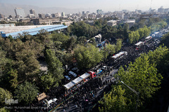 تشییع پیکر ۱۳۵ شهید گمنام دفاع مقدس